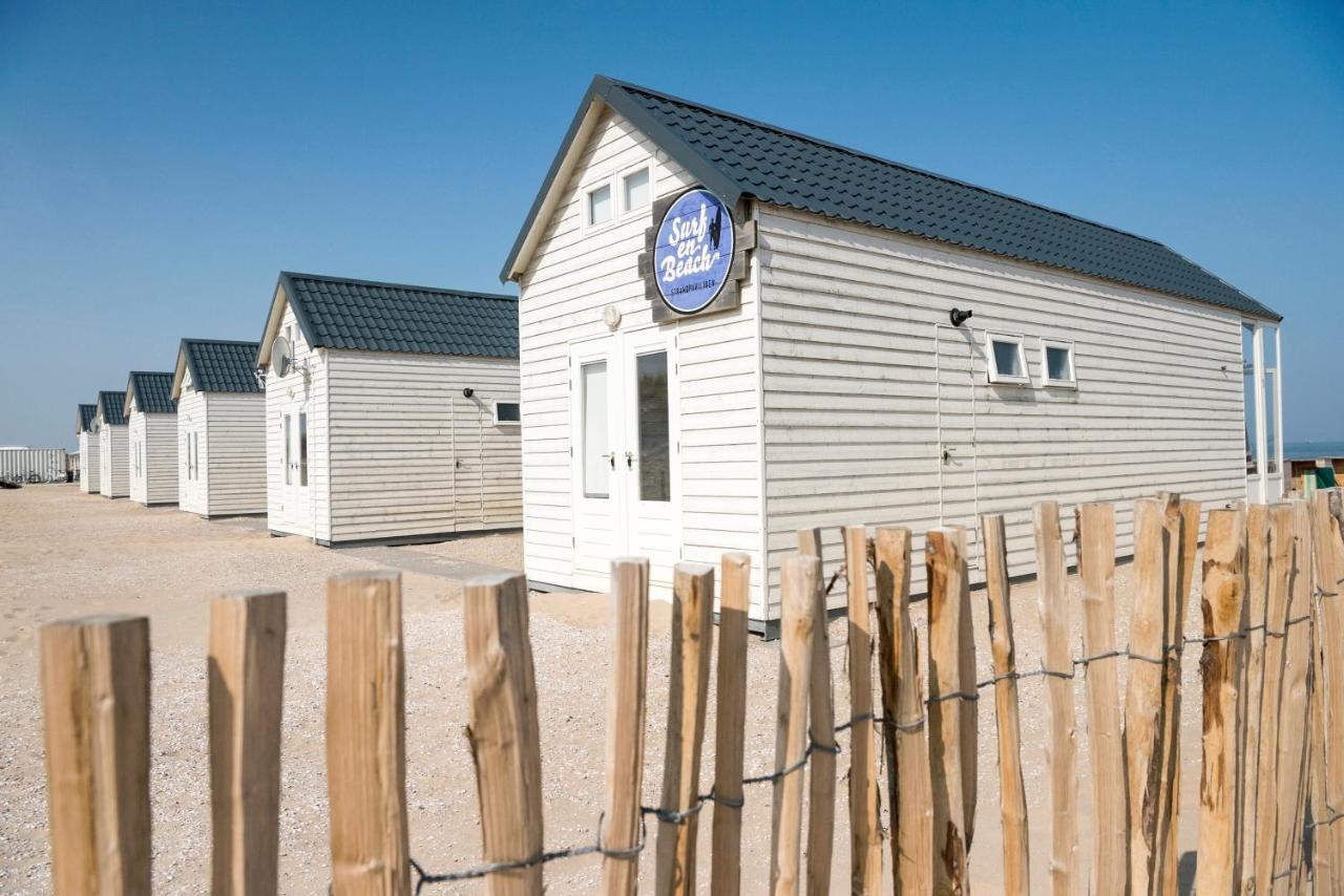 Surf En Beach Strandhuisjes Katwijk aan Zee ภายนอก รูปภาพ